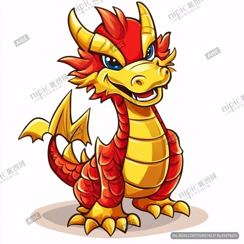 q版龙卡通龙造型