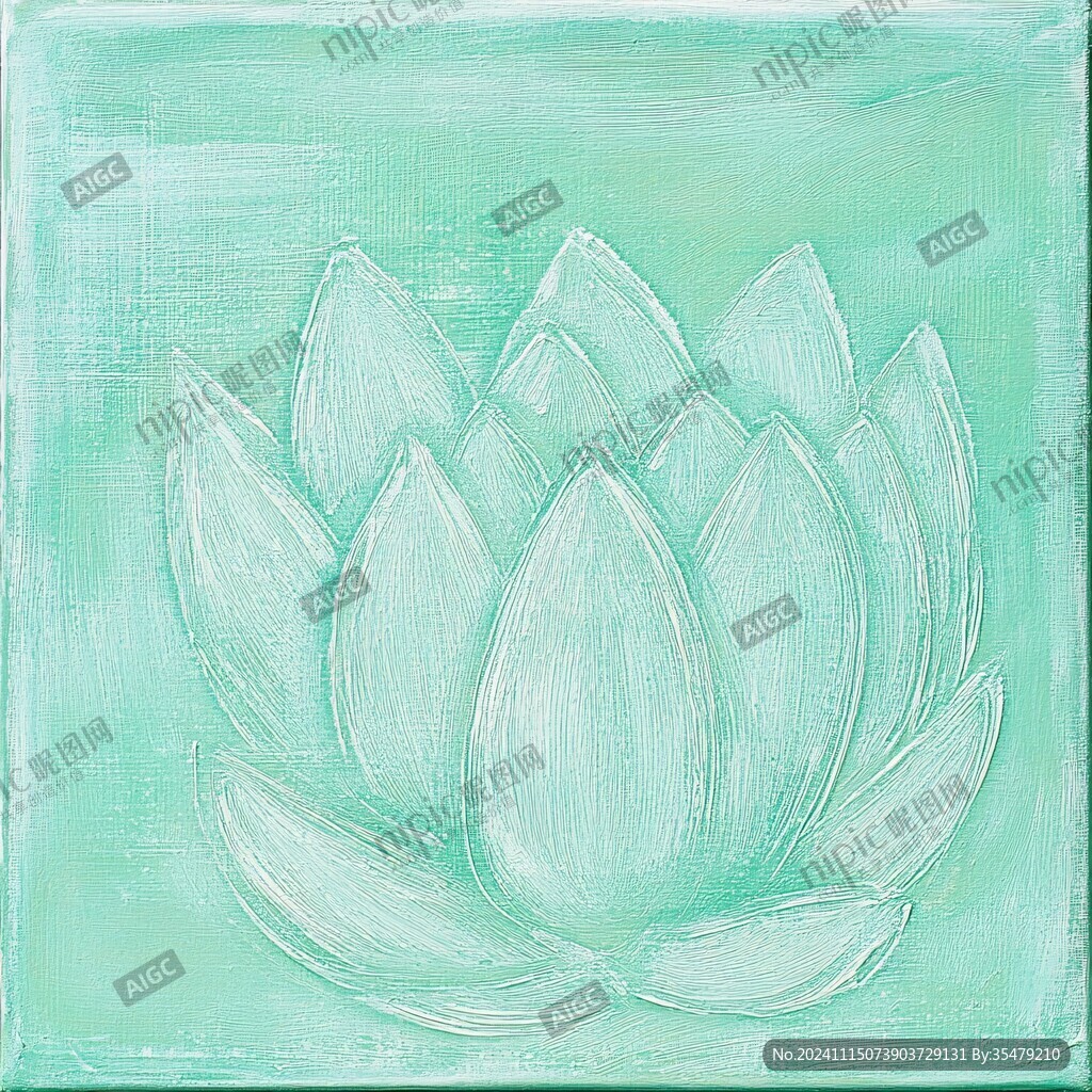 莲花绘画