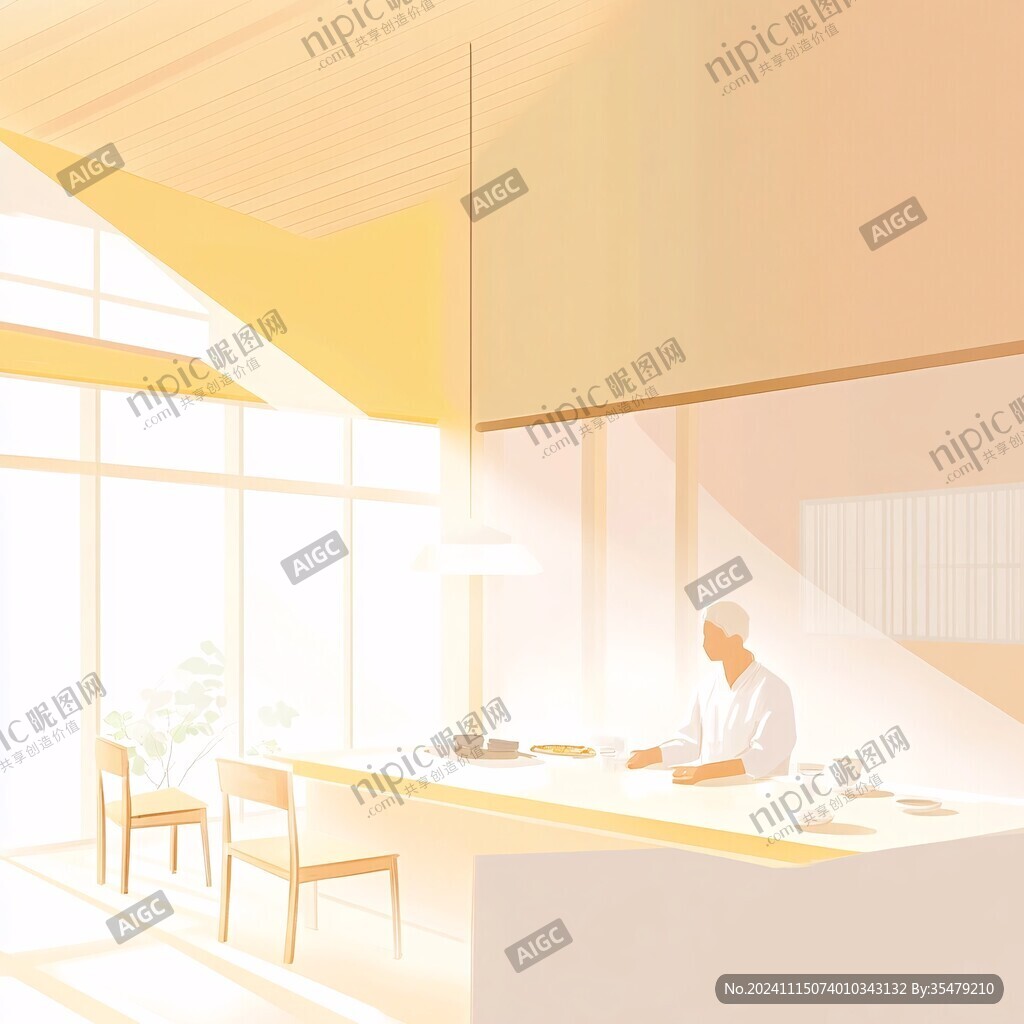 茶餐厅插画