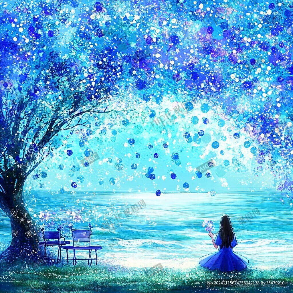 梦幻风景女孩