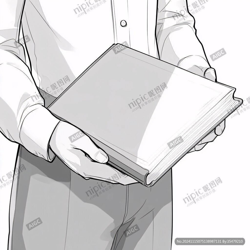 手绘职场男性