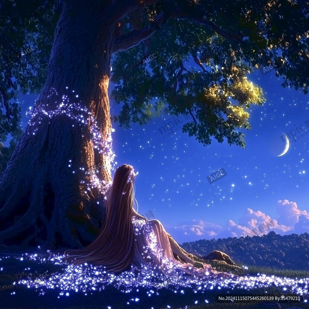 梦幻风景女孩