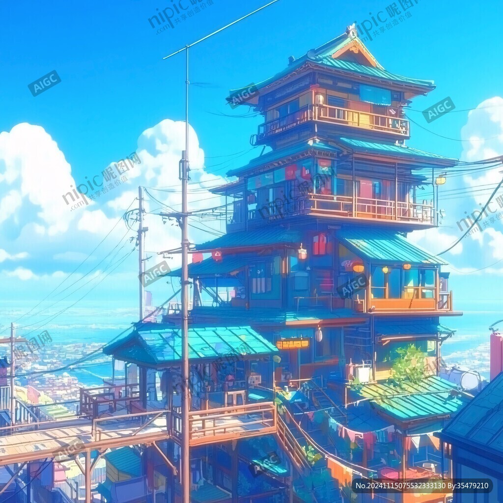 通天阁侧面