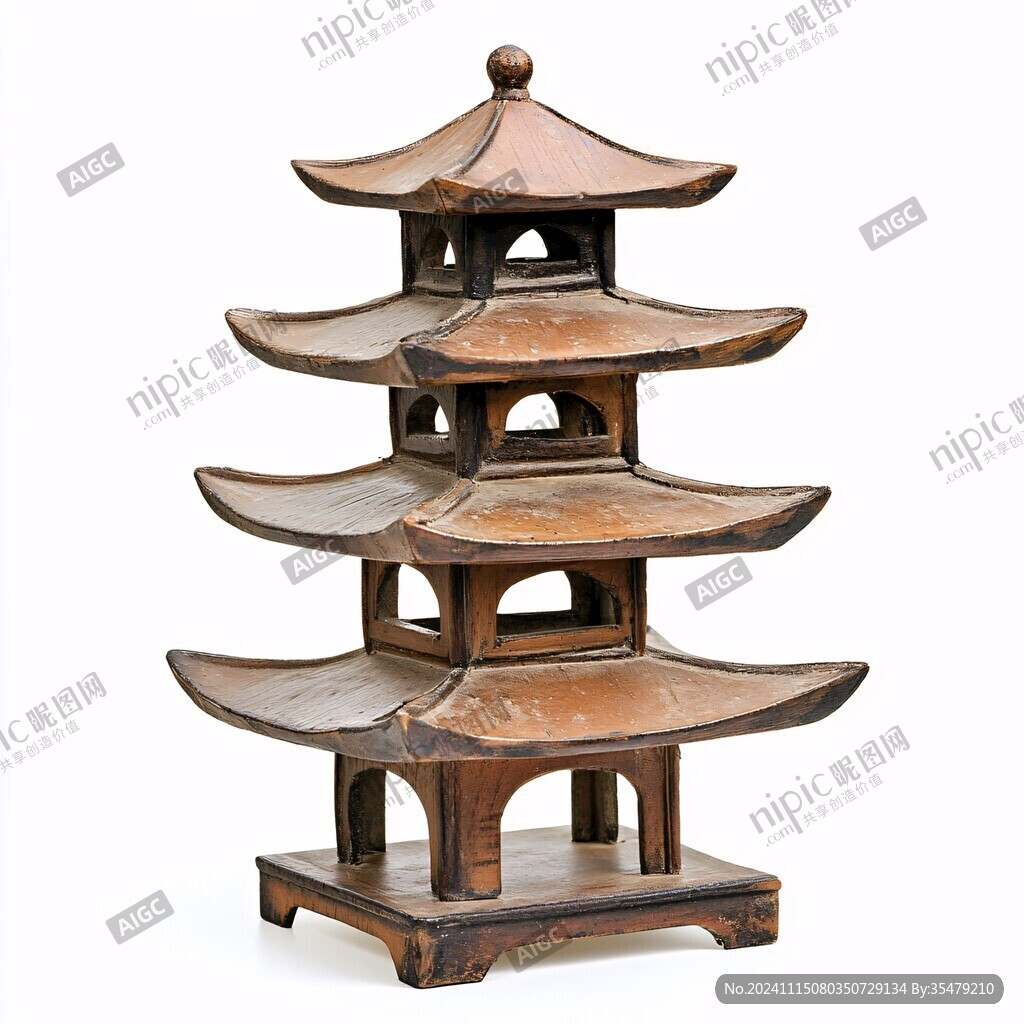 释迦塔木制模型