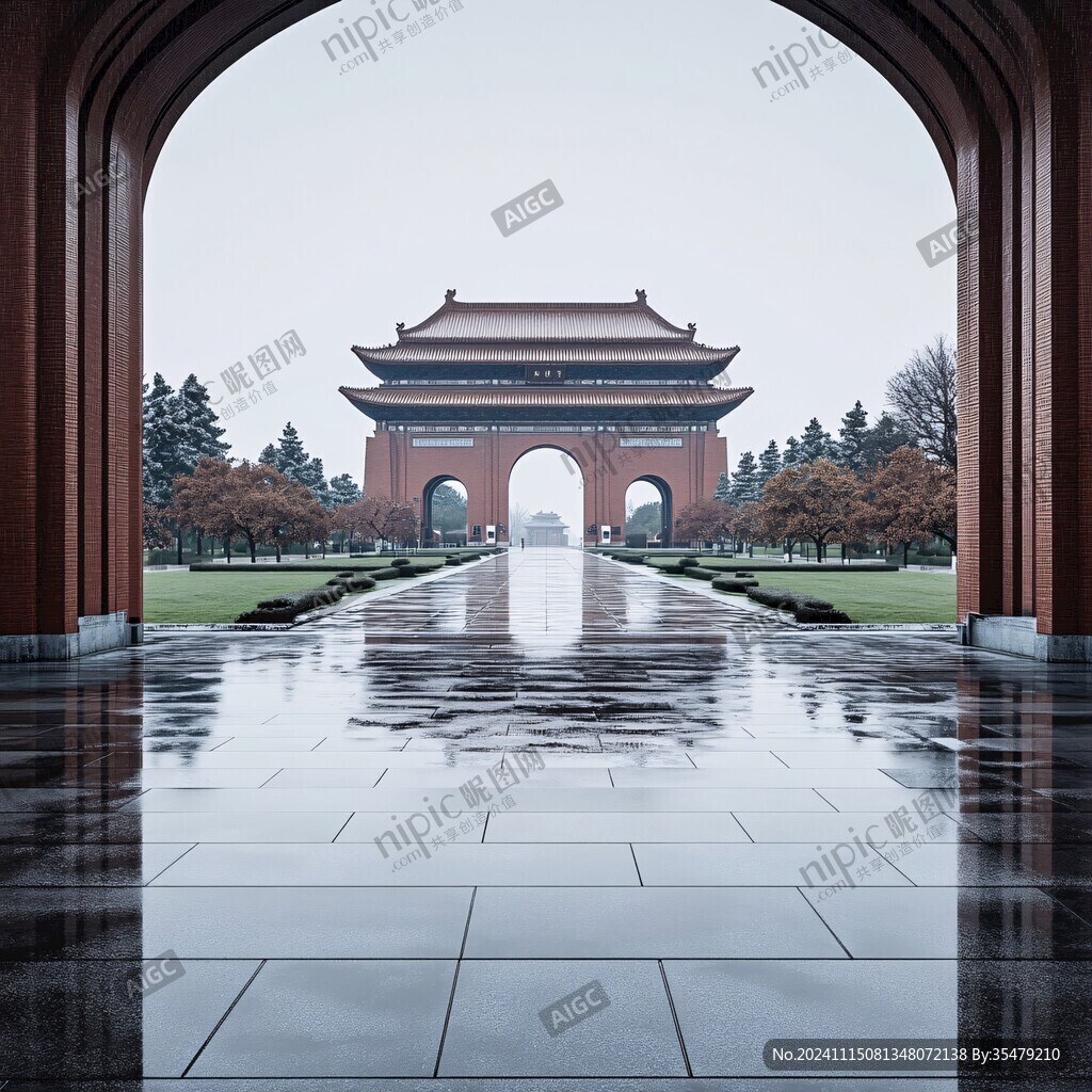神武门插画