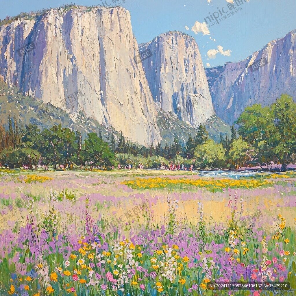画芯手绘画风景装饰画