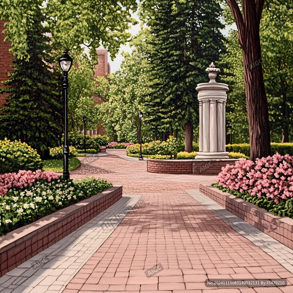 大学校园道路