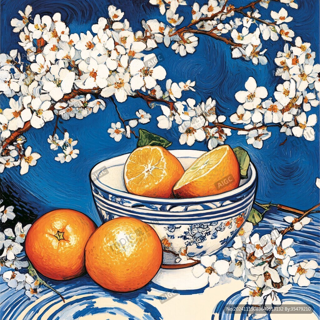砂糖橘插画设计