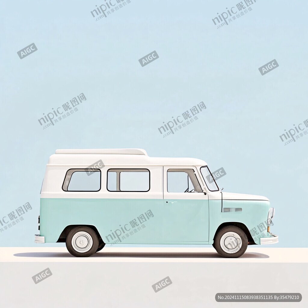 绿皮老式小汽车