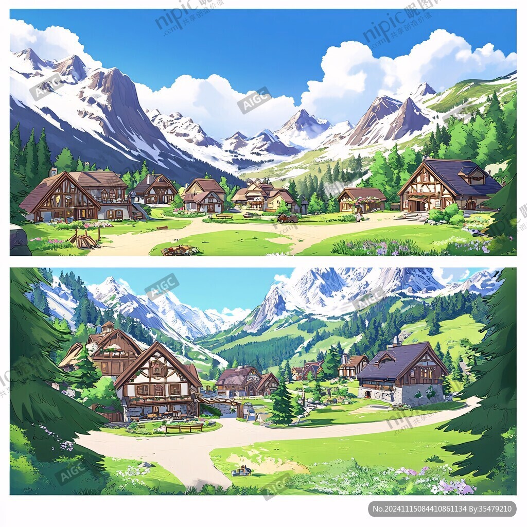 动漫场景设计