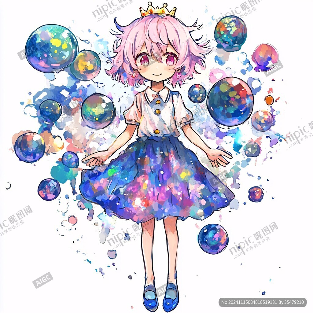 空心琉璃丸子插画