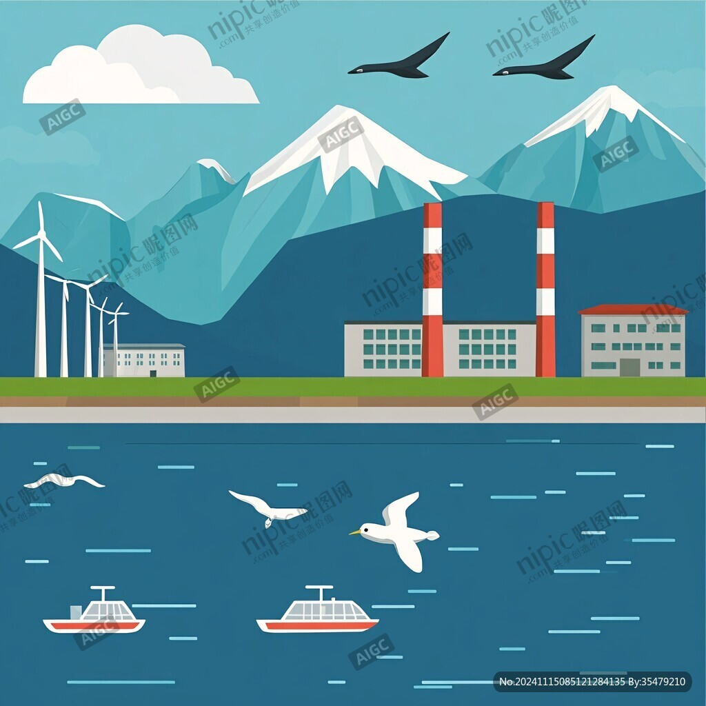 电厂场景海报