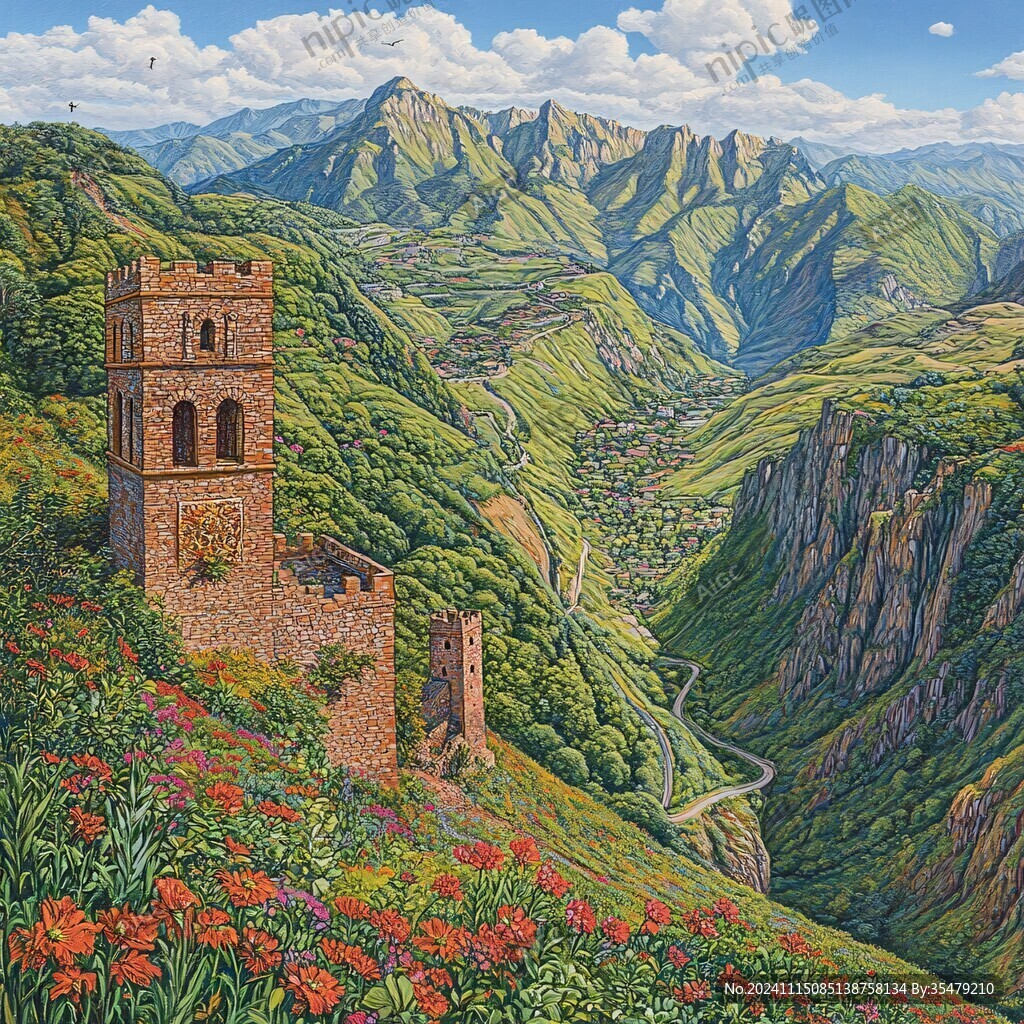 意大利风景装饰画