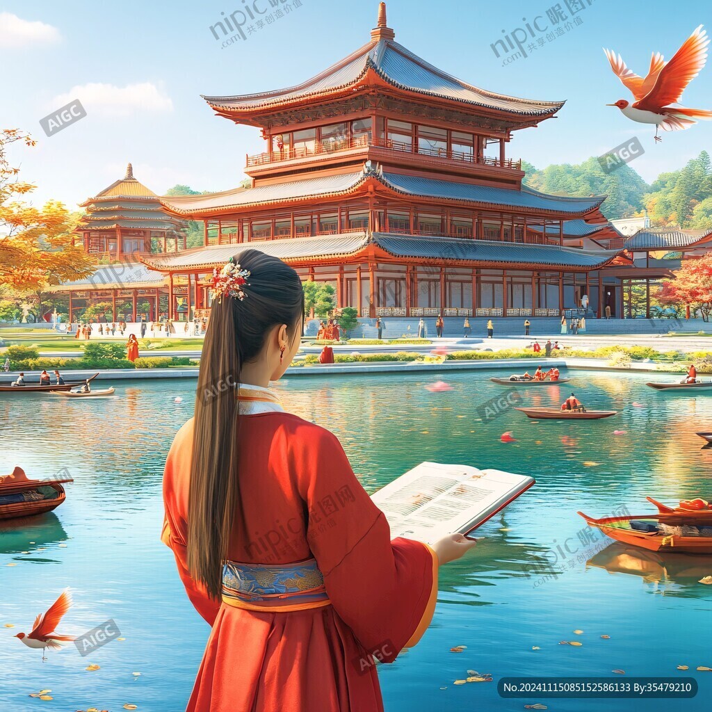 吟诗作对场景