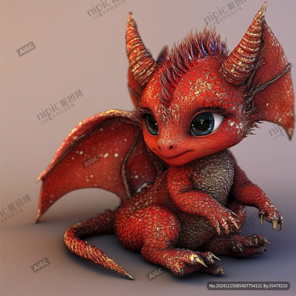 q版龙卡通龙造型