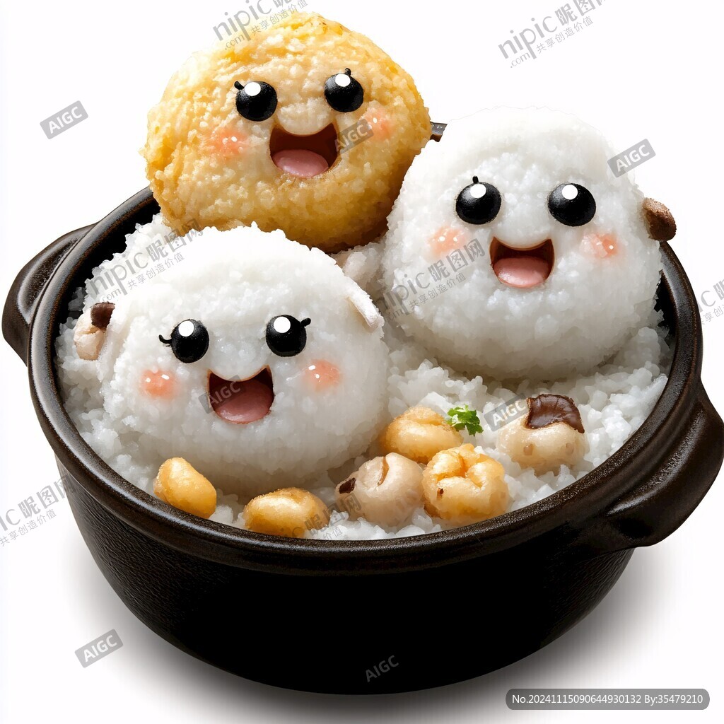卡通米饭团