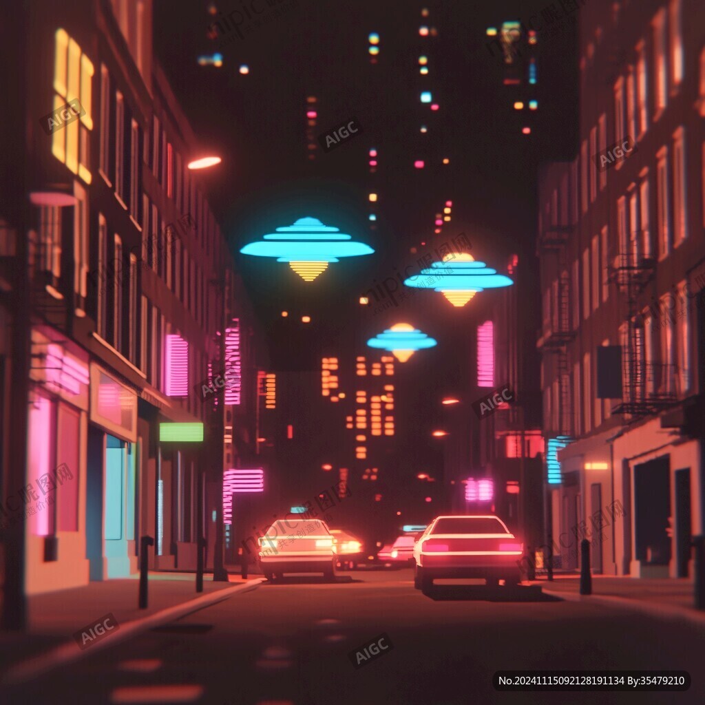霓虹灯城市
