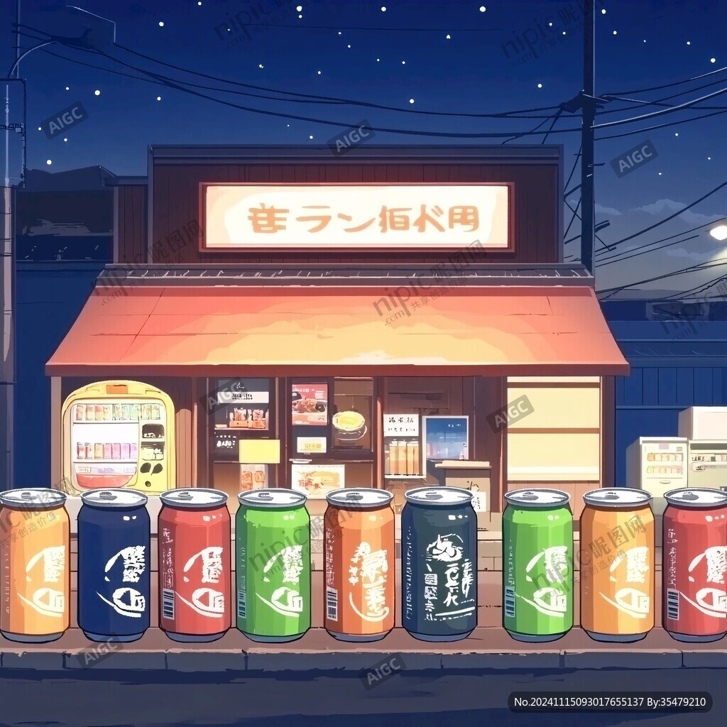 夜晚便利店