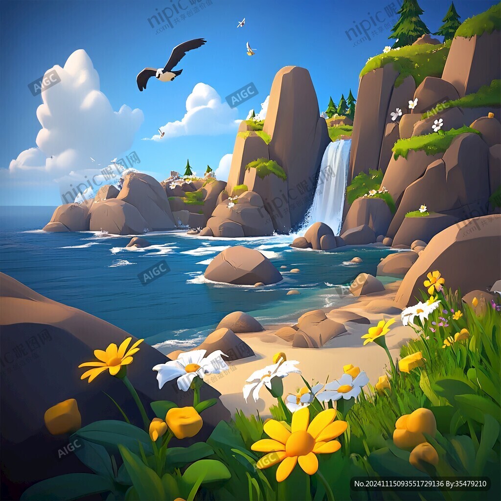 北部沿海插画
