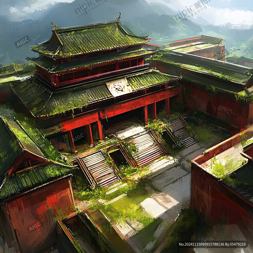 镇淮楼插画
