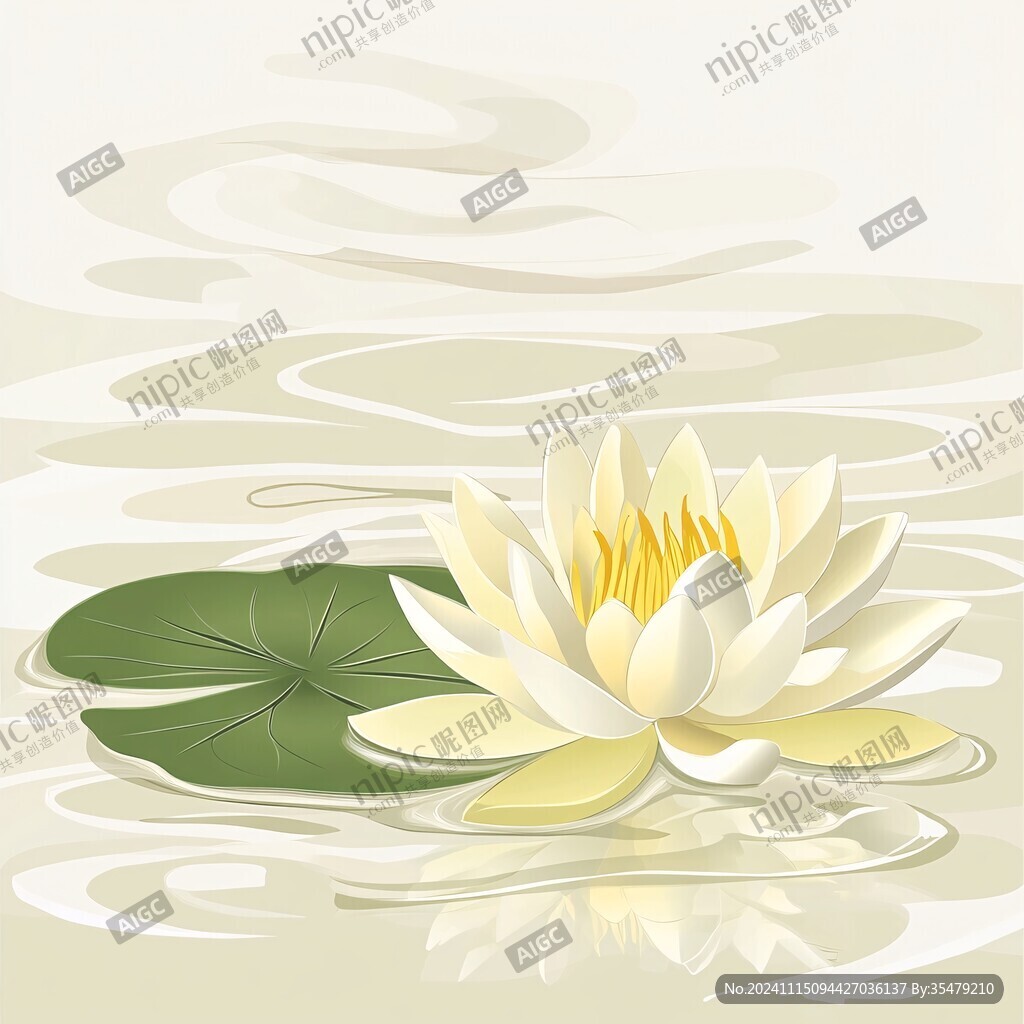 下载莲花图模板