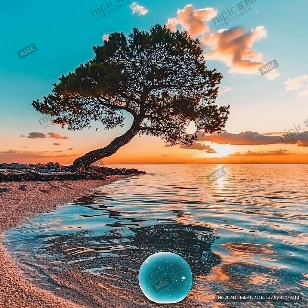 水晶球风景