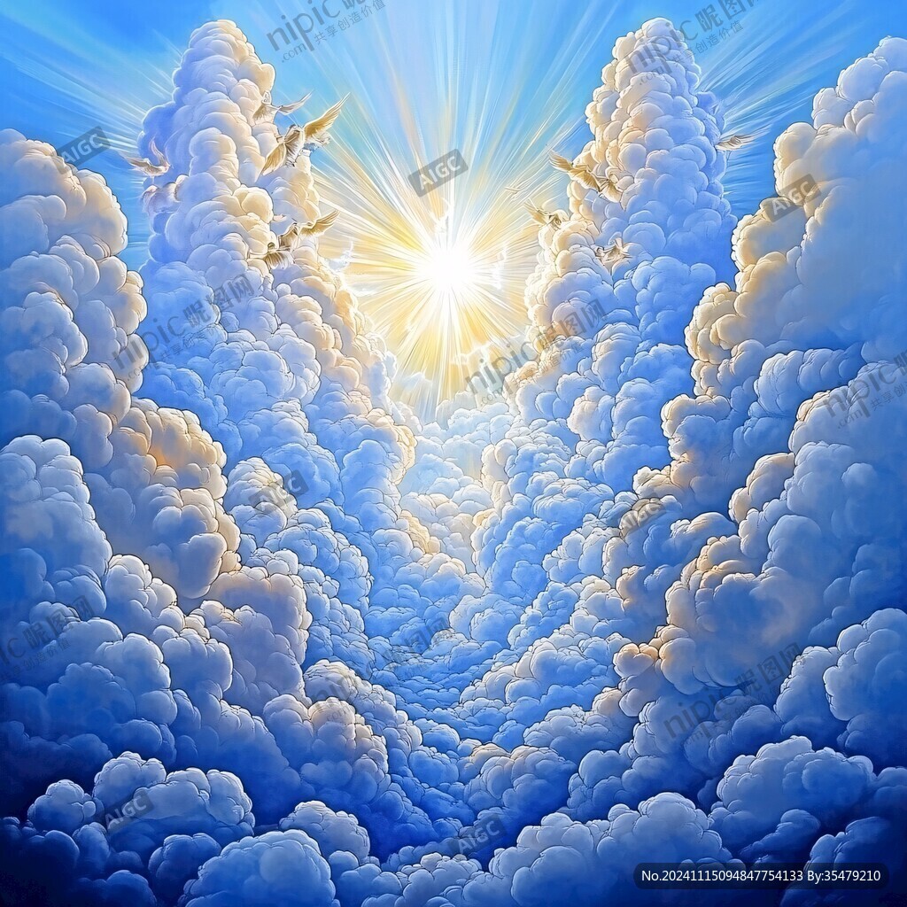 天空立体画