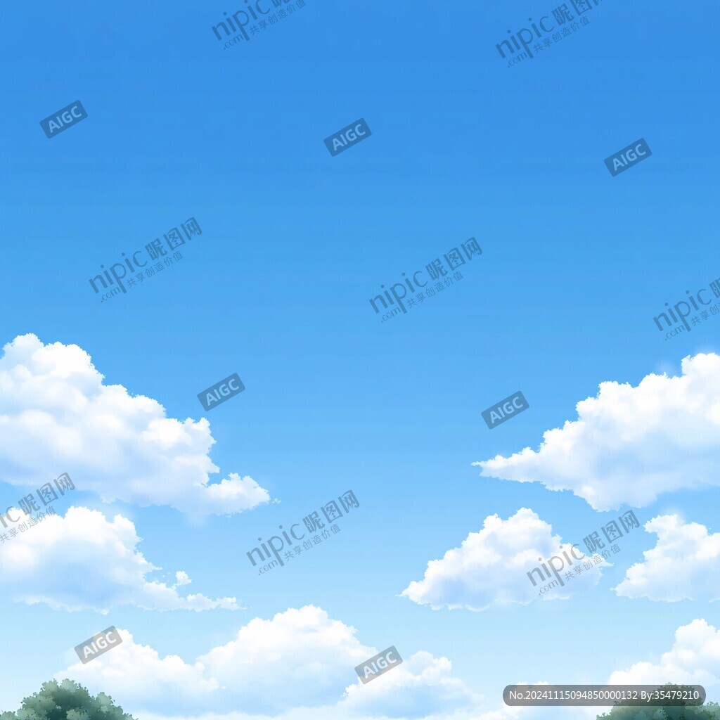 动漫白云素材