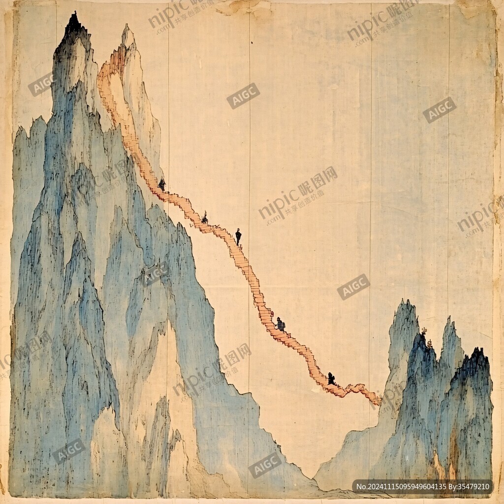 西岳降灵图卷