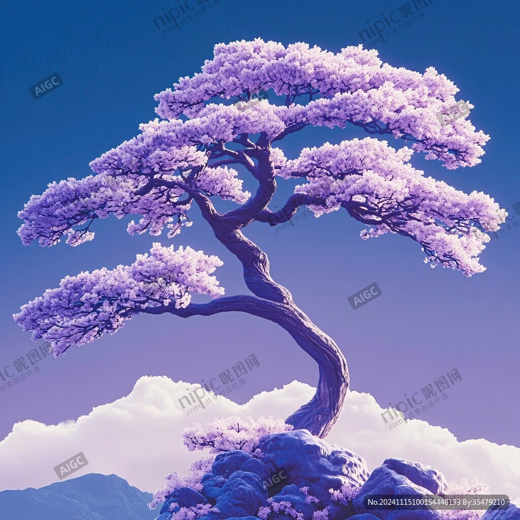 鼠绘迎客松