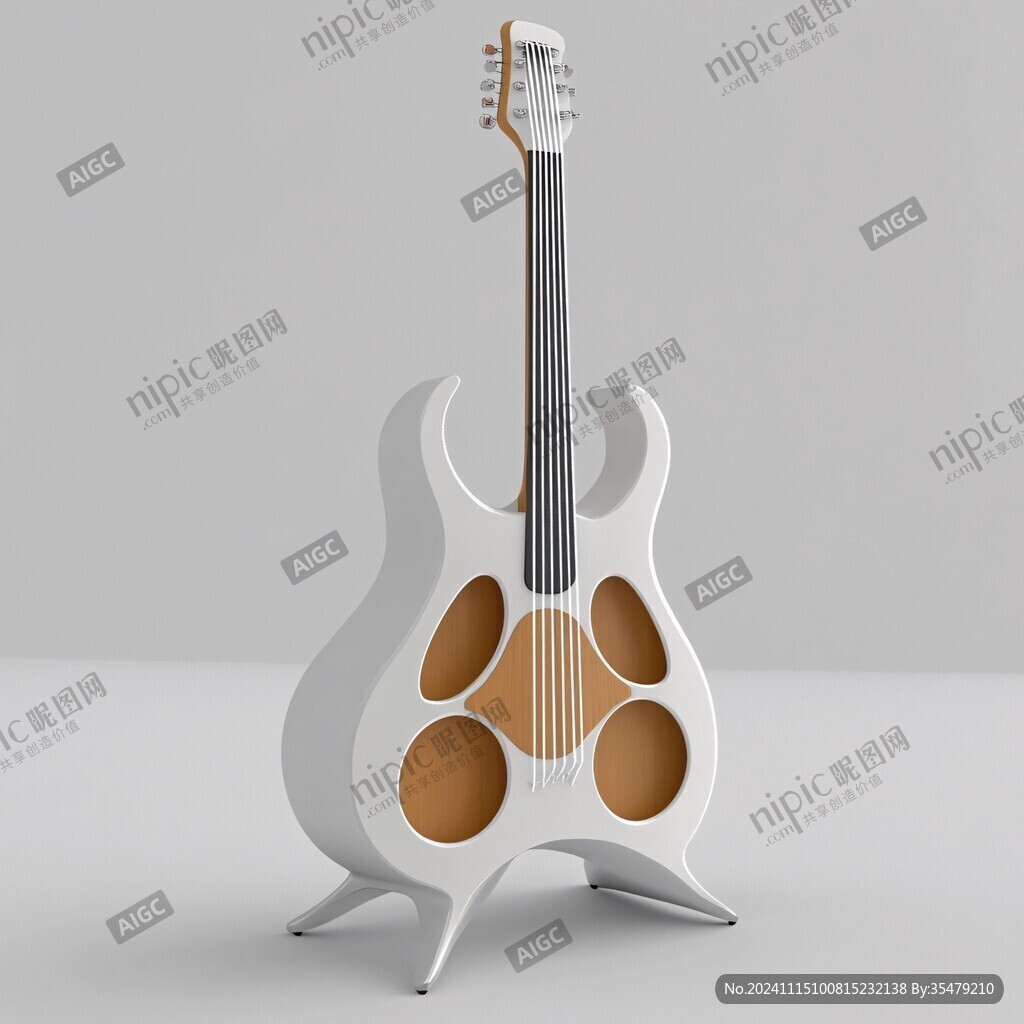 3d吉他模型
