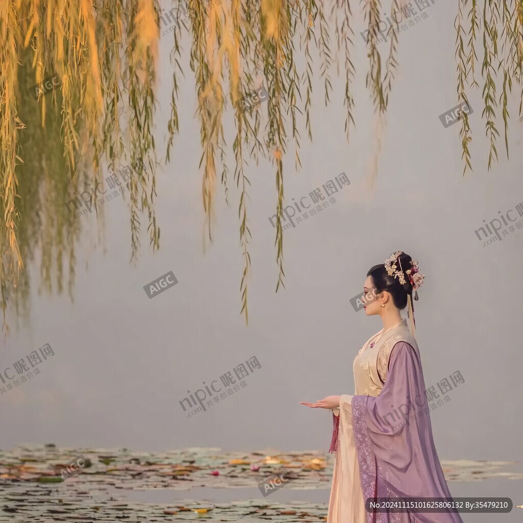 垂柳汉服
