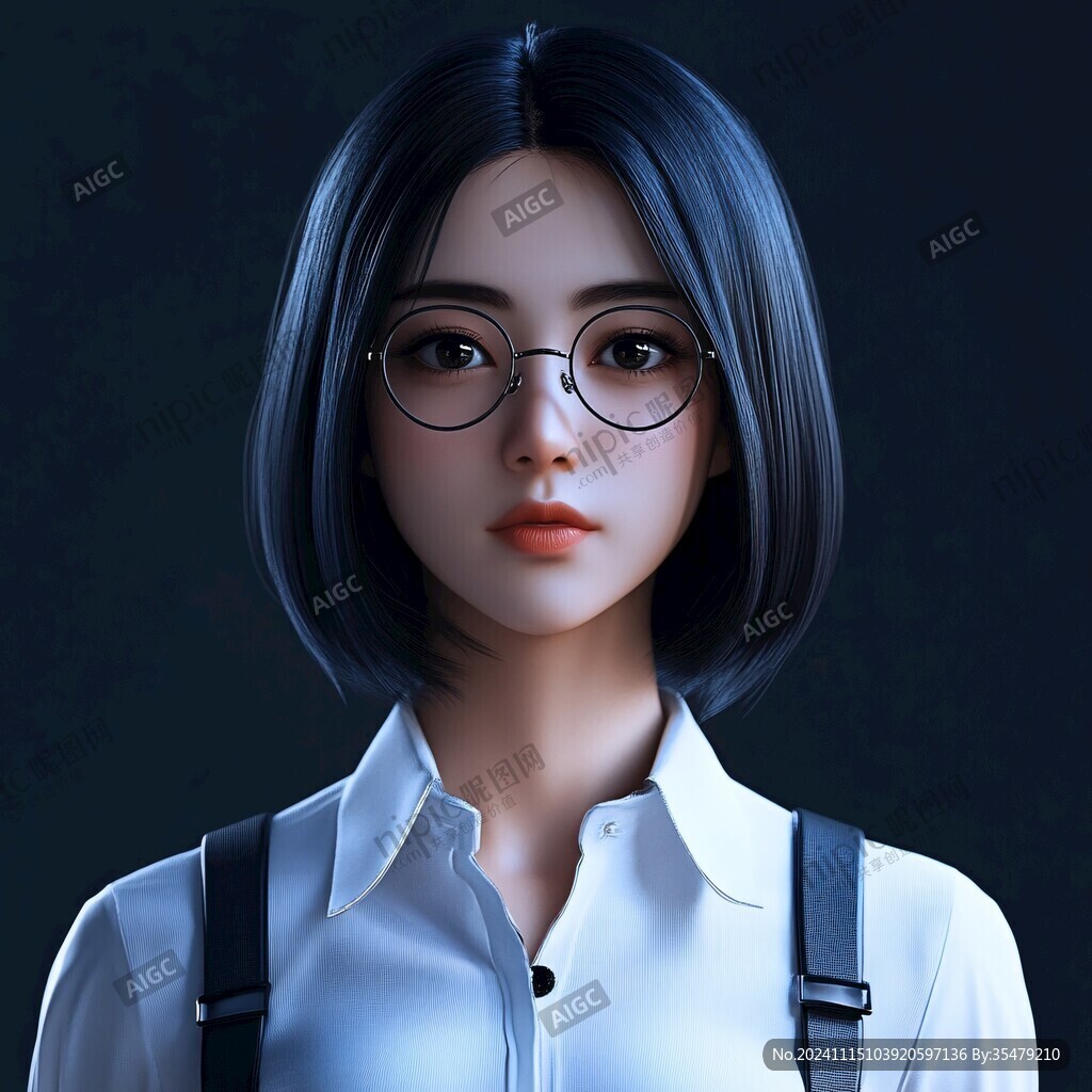 写实人物插画