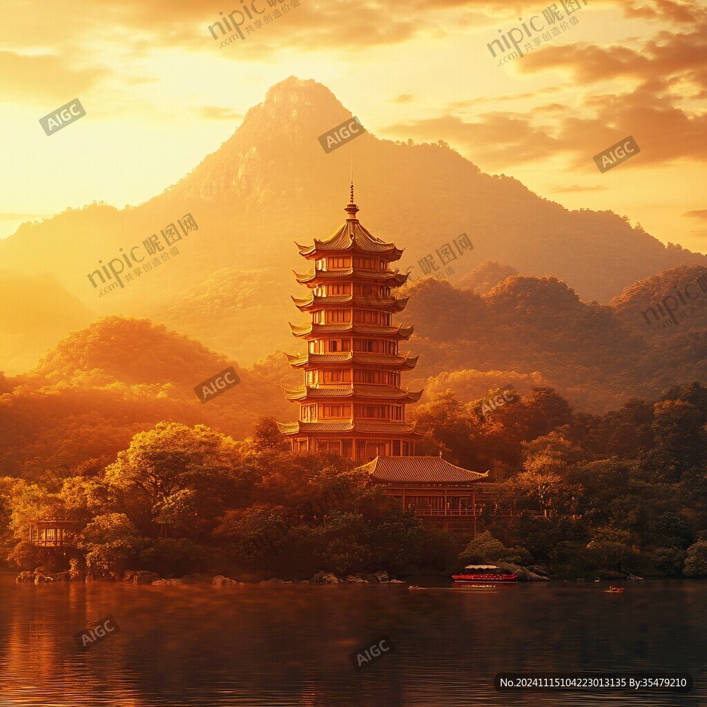 唯美雷峰塔