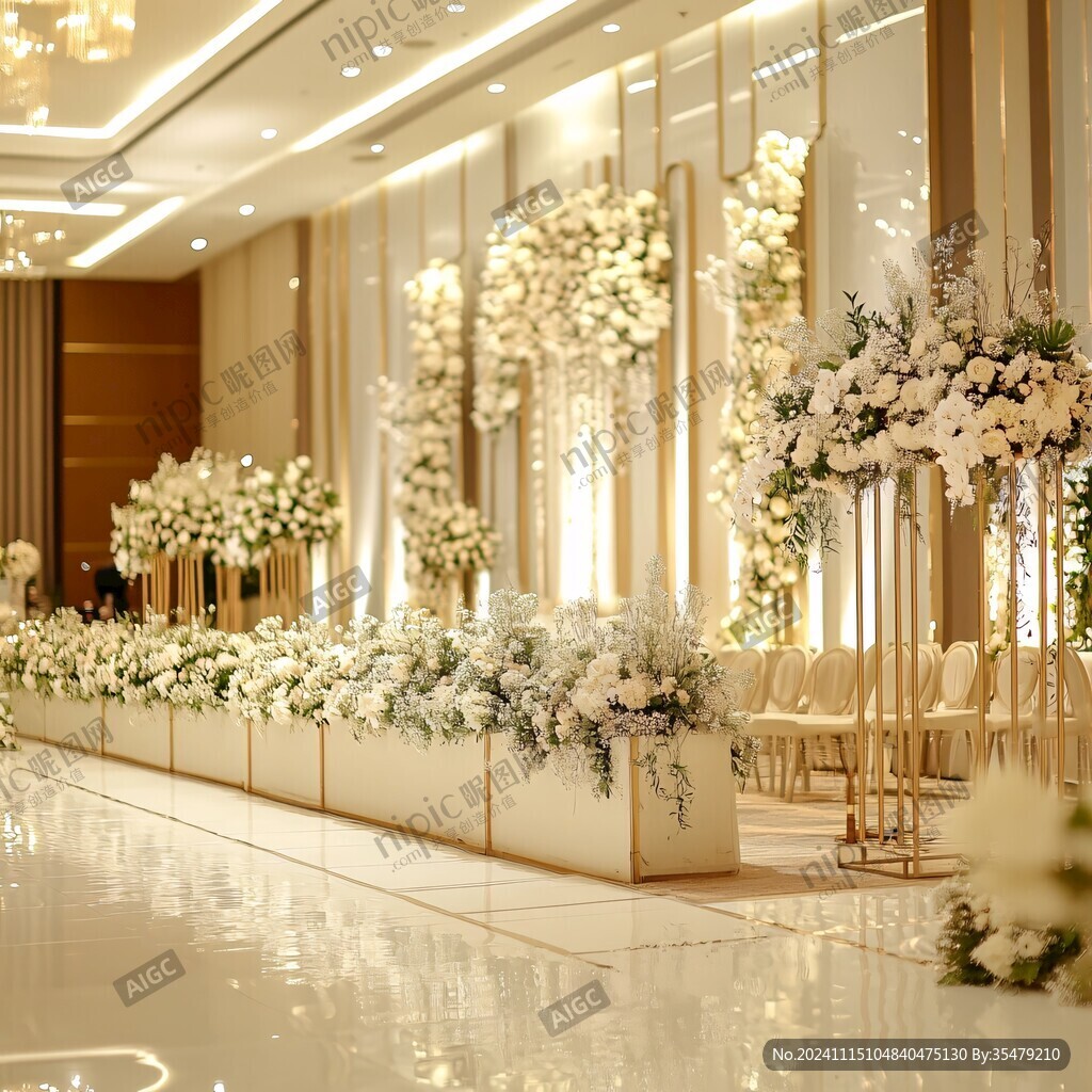 小雏菊风花艺婚礼