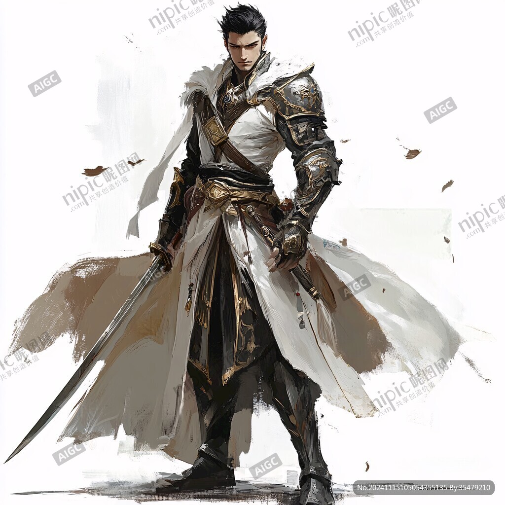 大宝剑武侠风人物设计