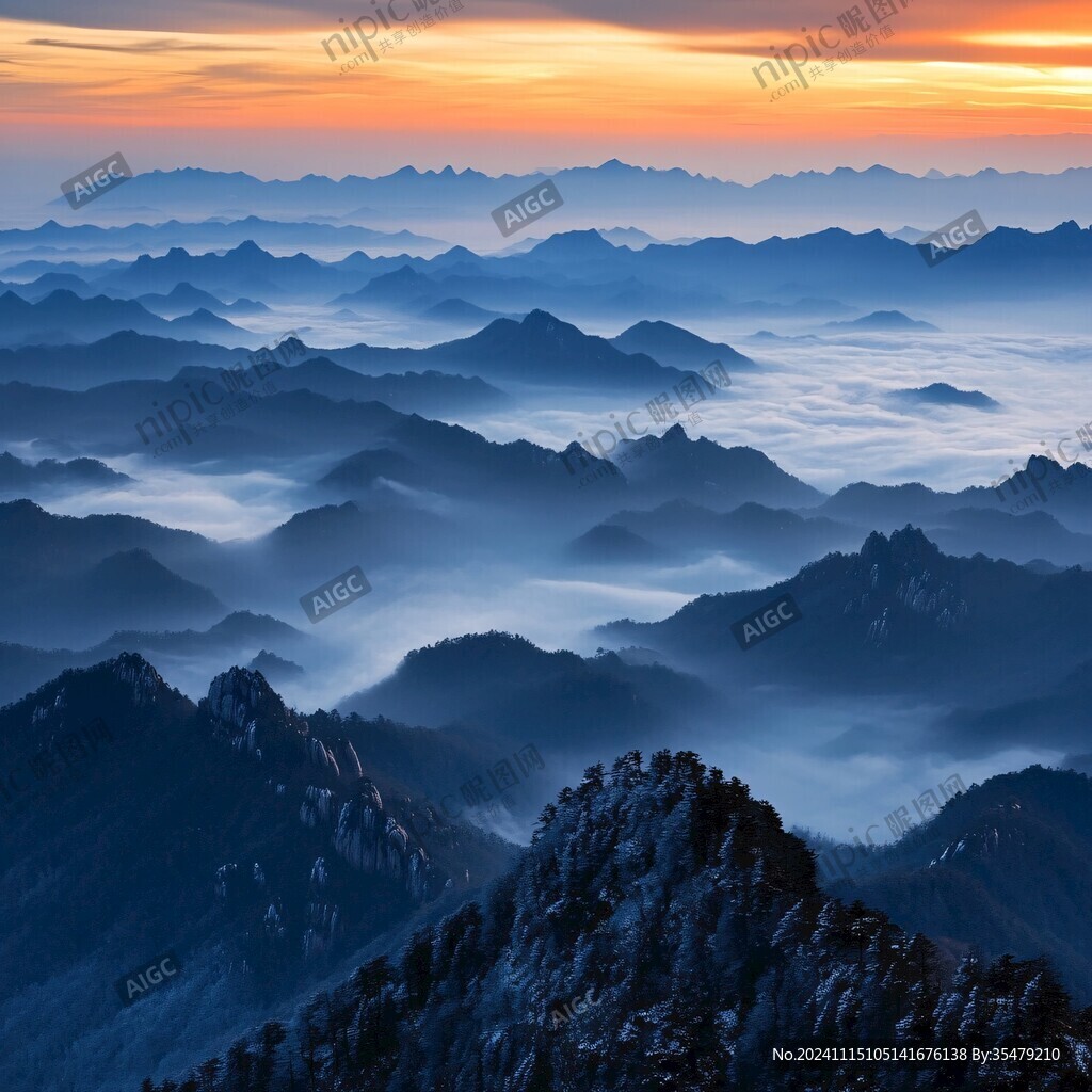 尧山早晨