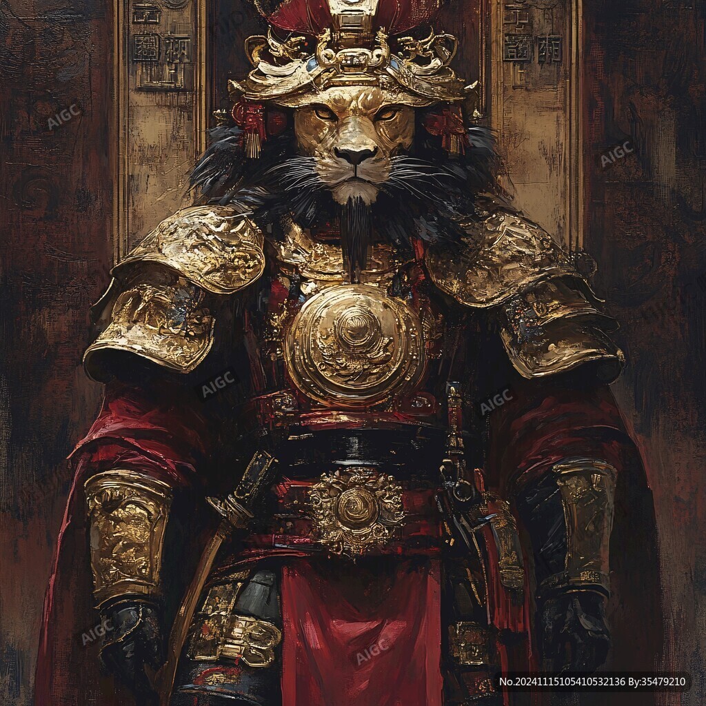 古代将领武门神