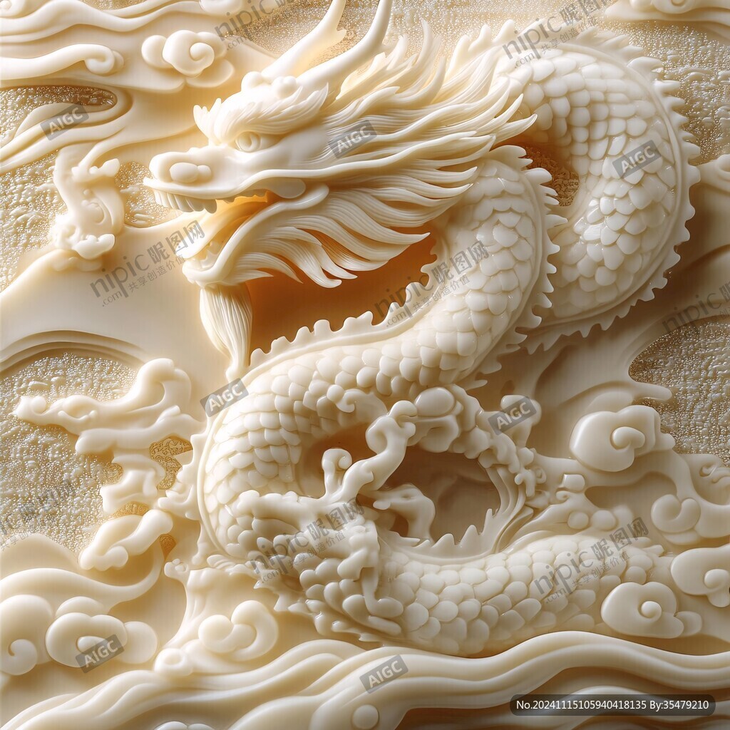 高清浮雕龙