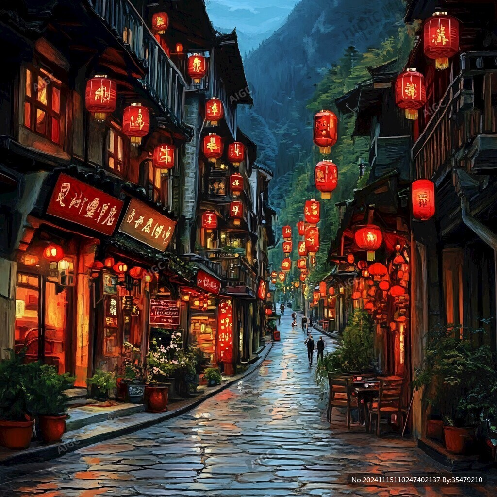 古代繁华街道