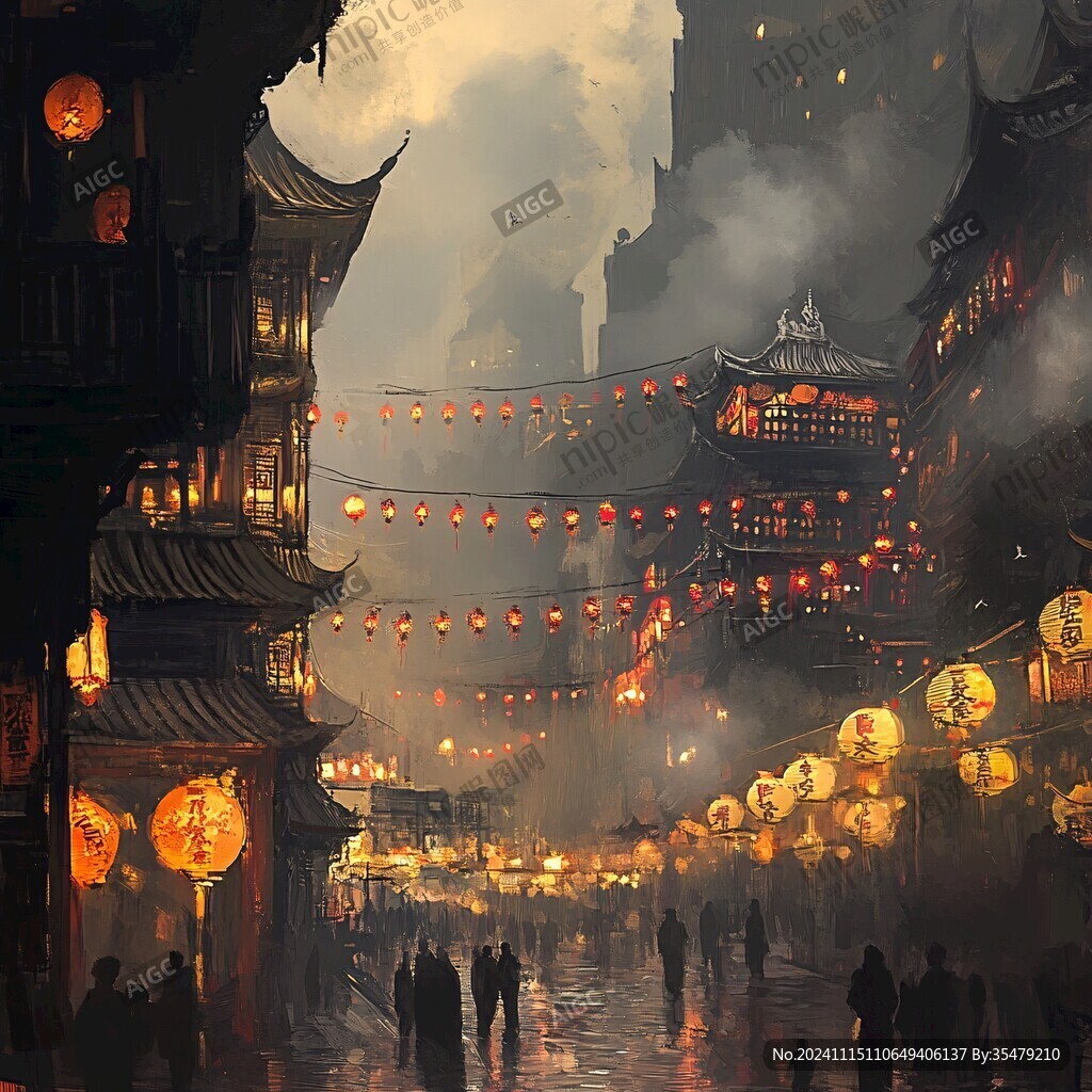 横店插画