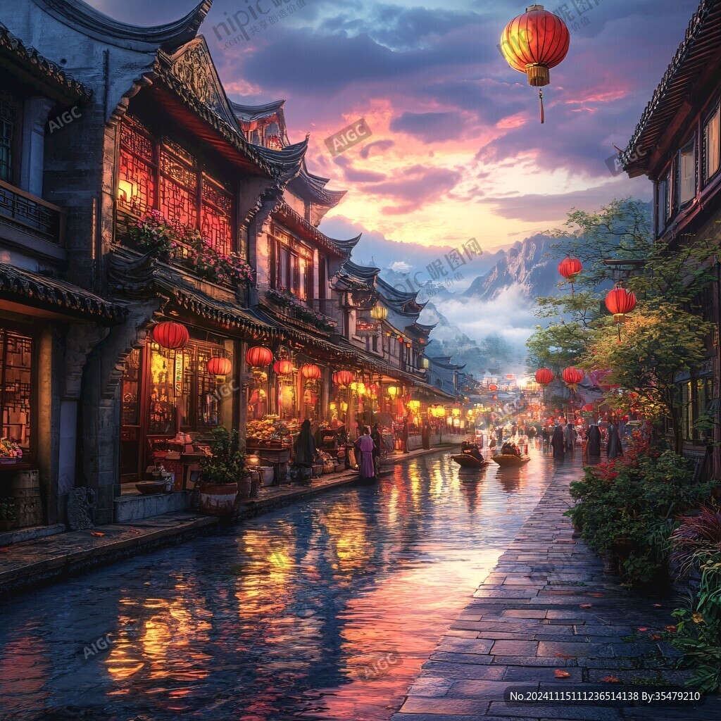 古代繁华街道