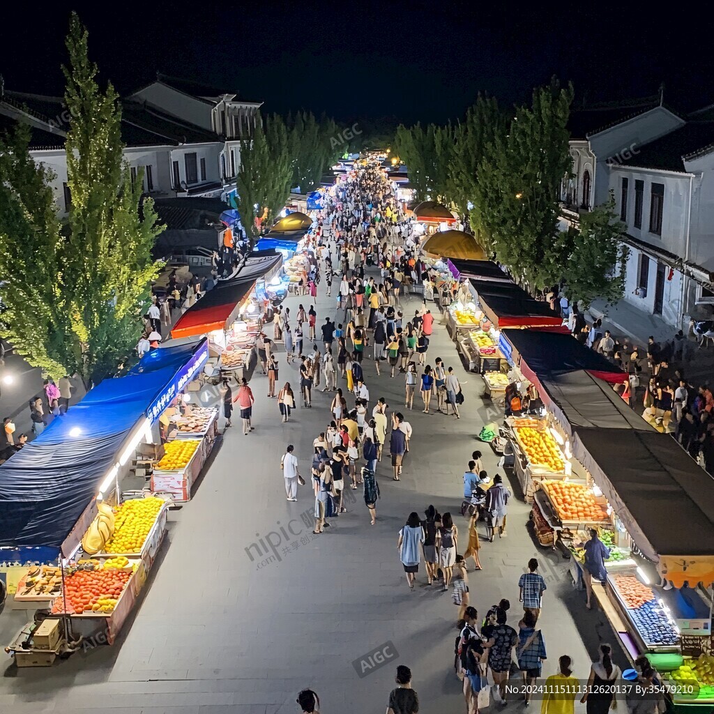 南孔市集夜景