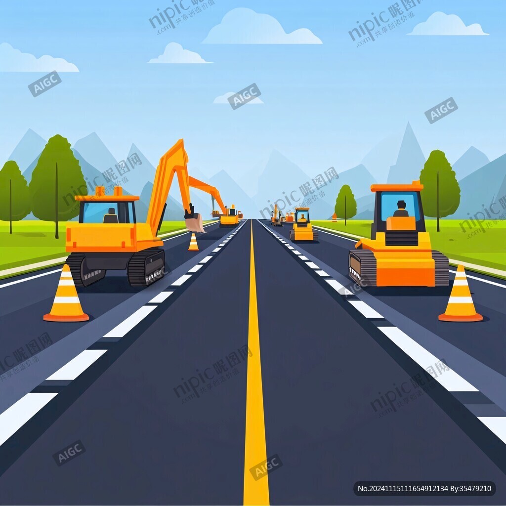 道路施工素材