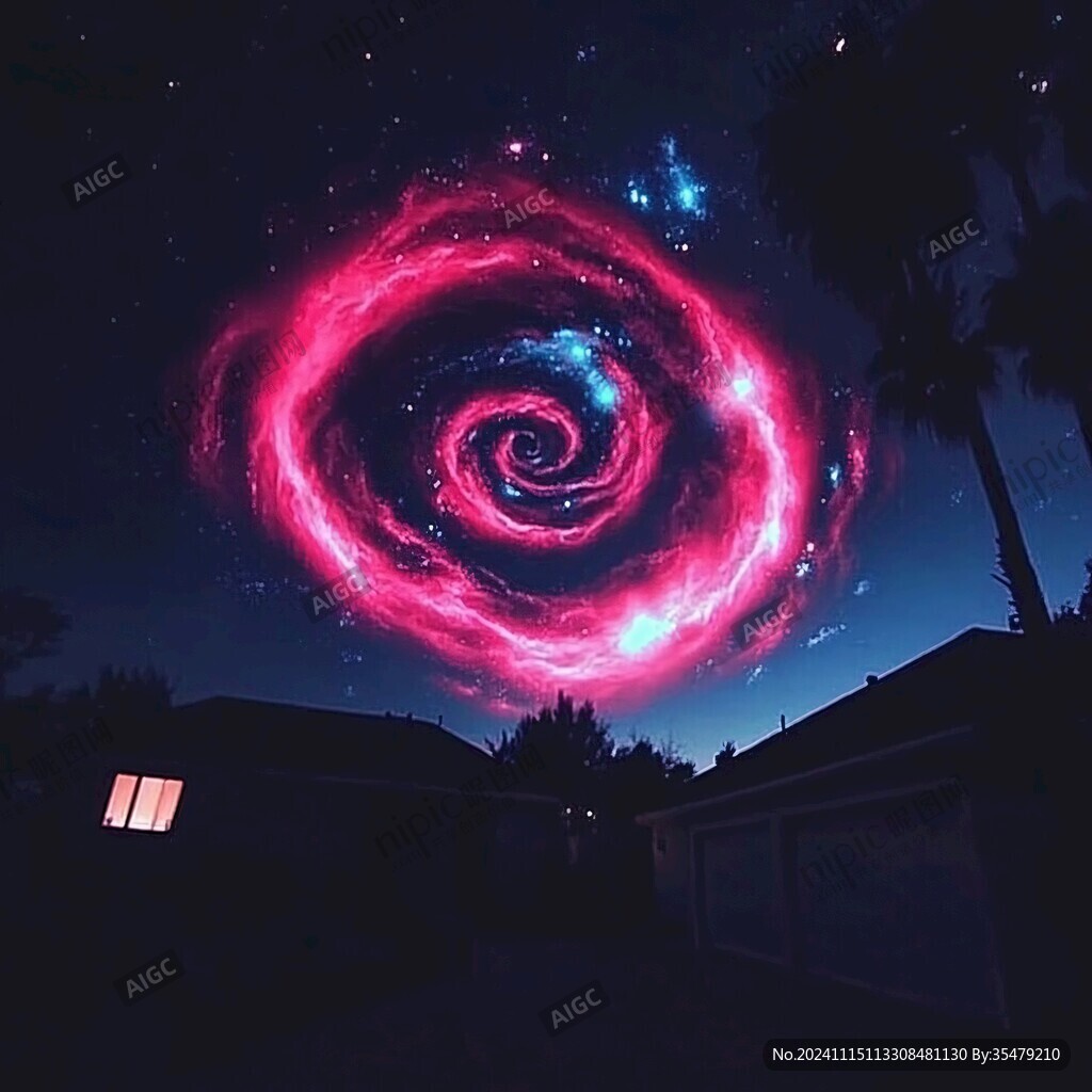 漩涡浪漫星空