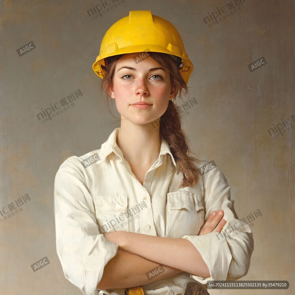 女建筑工人