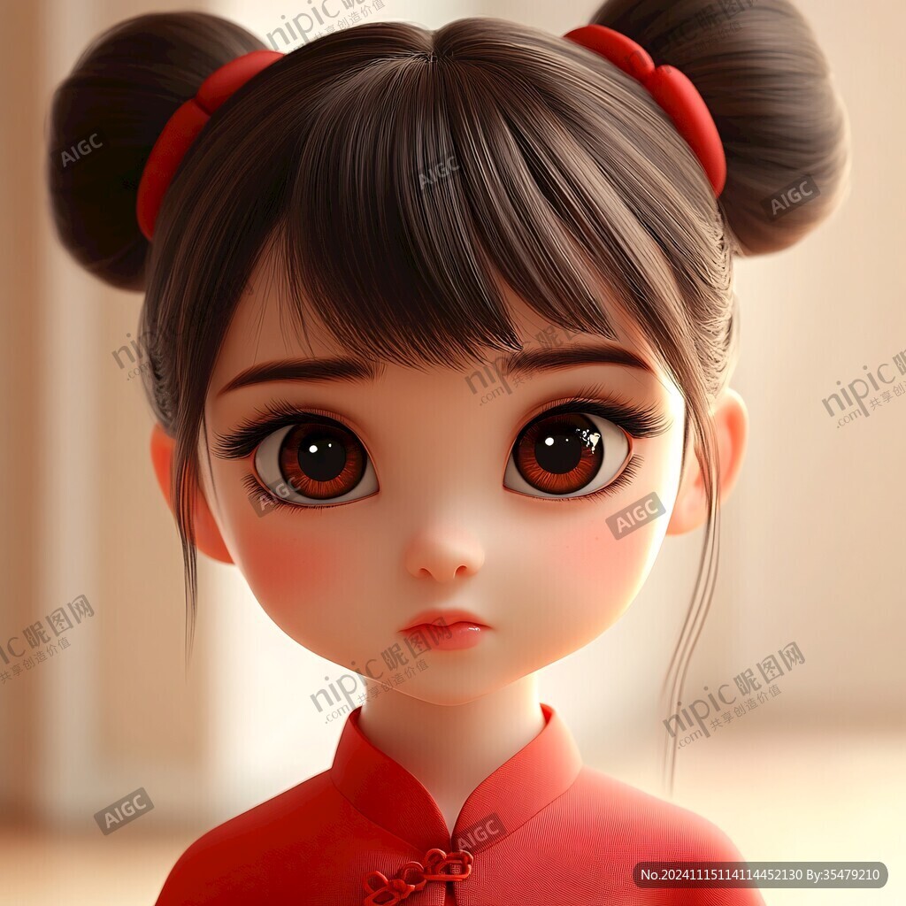 哪吒丸子头