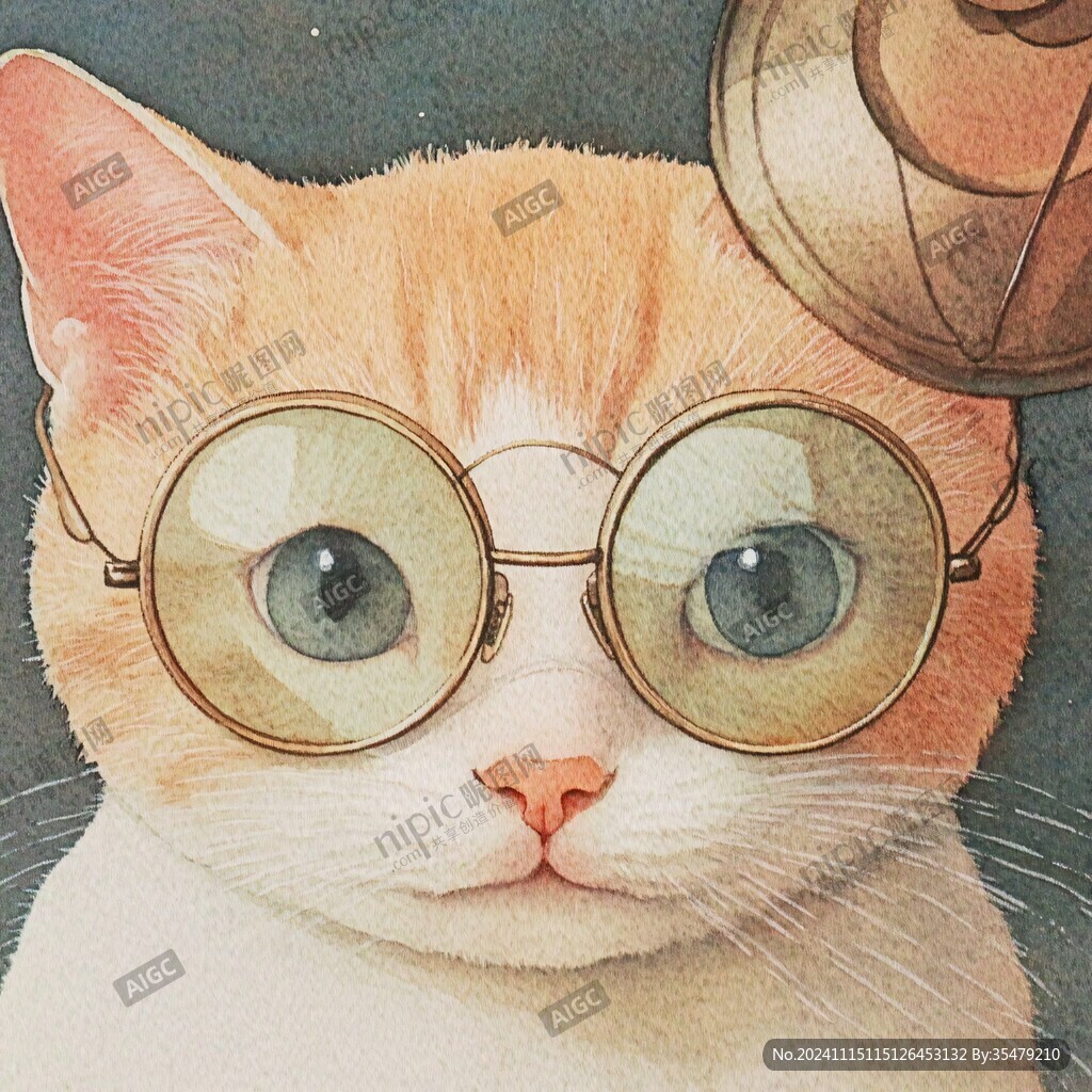 原创猫咪插画