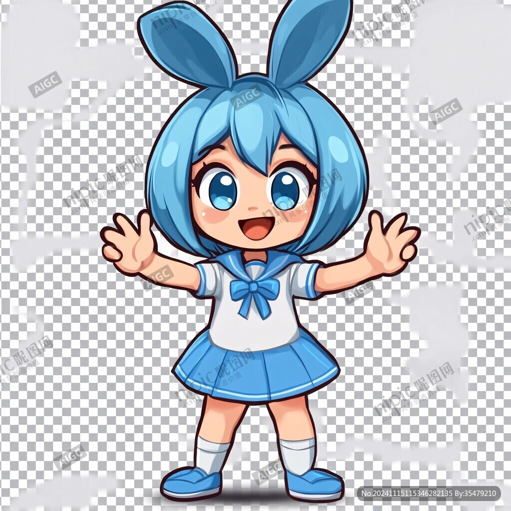 兔女孩吉祥物