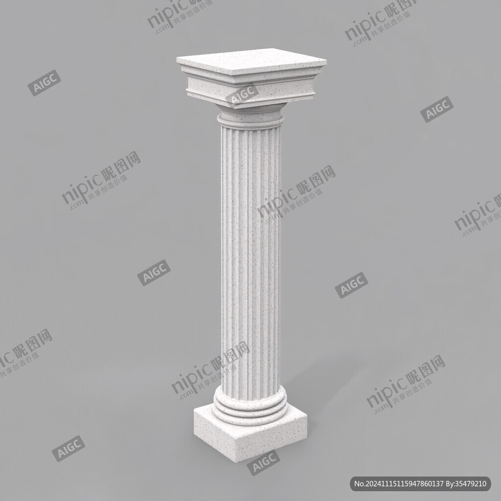 罗马柱模型